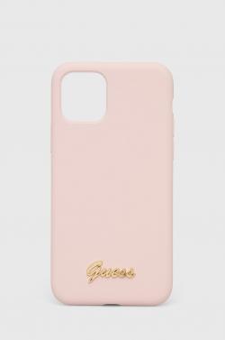 Guess iPhone 11 Pro telefon tok rózsaszín